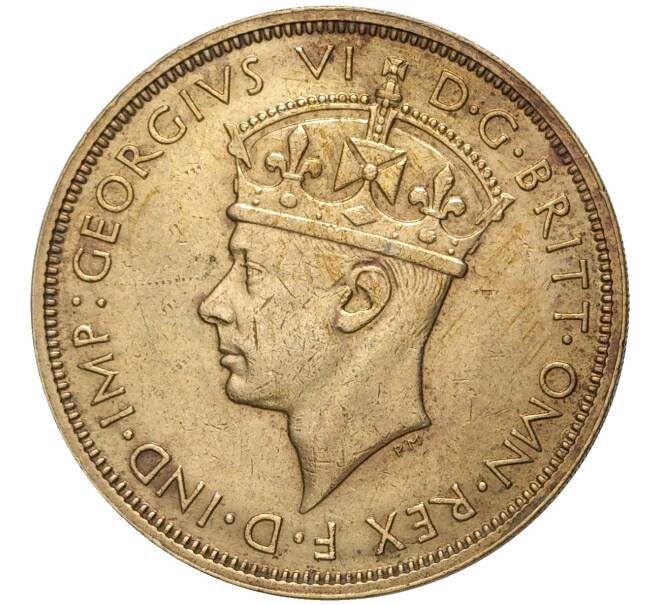 Монета 2 шиллинга 1946 года H Британская Западная Африка (Артикул K11-71086)