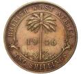 Монета 2 шиллинга 1946 года H Британская Западная Африка (Артикул K11-71087)