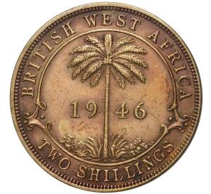 2 шиллинга 1946 года H Британская Западная Африка