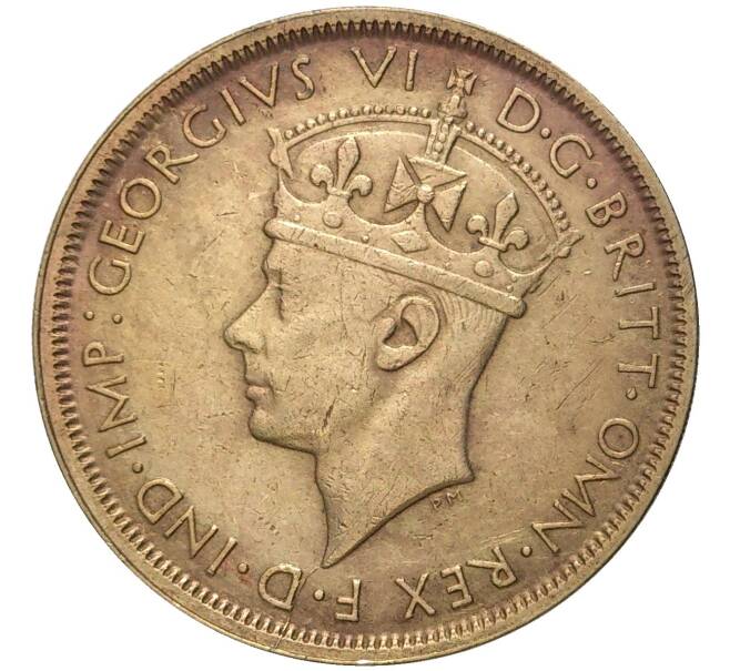 Монета 2 шиллинга 1946 года H Британская Западная Африка (Артикул K11-71088)