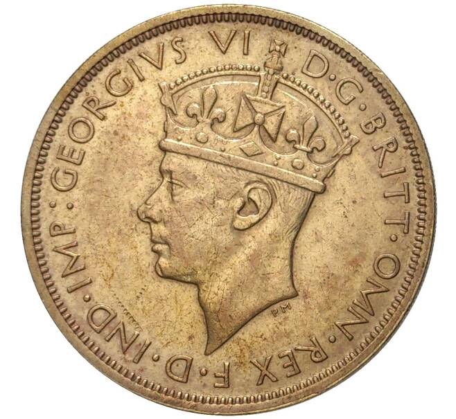 Монета 2 шиллинга 1946 года H Британская Западная Африка (Артикул K11-71090)