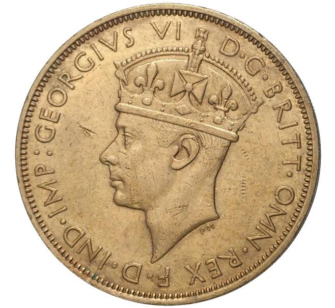 Монета 2 шиллинга 1947 года KN Британская Западная Африка (Артикул K11-71092)