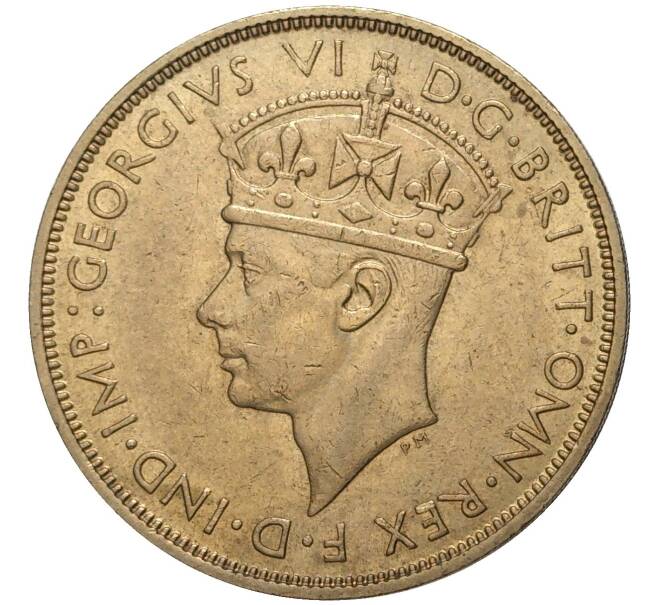 Монета 2 шиллинга 1947 года KN Британская Западная Африка (Артикул K11-71095)