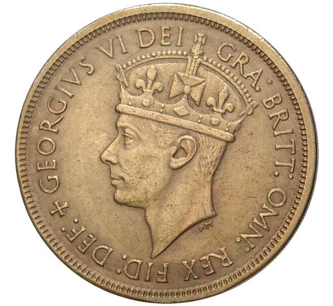 Монета 2 шиллинга 1949 года H Британская Западная Африка (Артикул K11-71098)