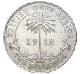 Монета 2 шиллинга 1918 года H Британская Западная Африка (Артикул K11-71105)