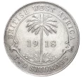 Монета 2 шиллинга 1918 года H Британская Западная Африка (Артикул K11-71106)