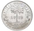 Монета 2 шиллинга 1919 года H Британская Западная Африка (Артикул K11-71107)