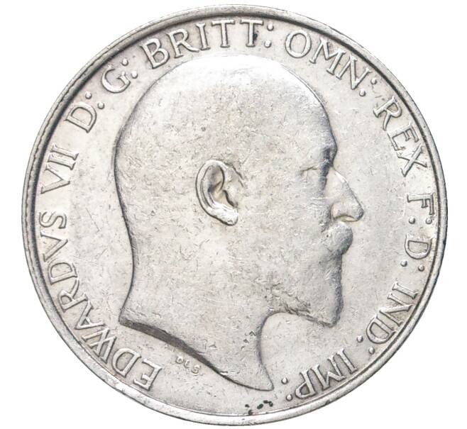 Монета 1 флорин (2 шиллинга) 1906 года Великобритания (Артикул K11-71113)