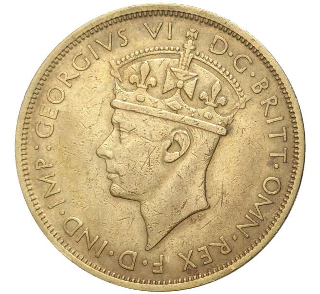 Монета 2 шиллинга 1938 года H Британская Западная Африка (Артикул K11-71124)