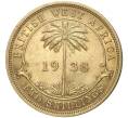 Монета 2 шиллинга 1938 года H Британская Западная Африка (Артикул K11-71125)