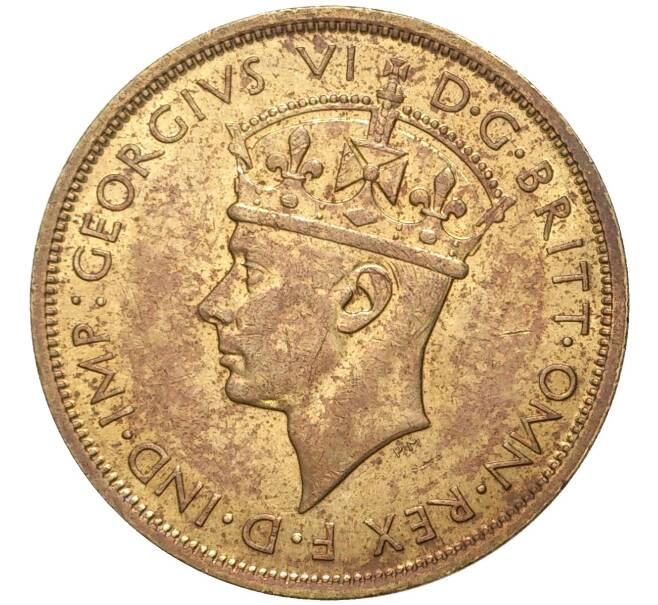 Монета 2 шиллинга 1938 года KN Британская Западная Африка (Артикул K11-71127)