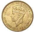 Монета 2 шиллинга 1939 года H Британская Западная Африка (Артикул K11-71130)