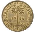 Монета 2 шиллинга 1946 года KN Британская Западная Африка (Артикул K11-71148)