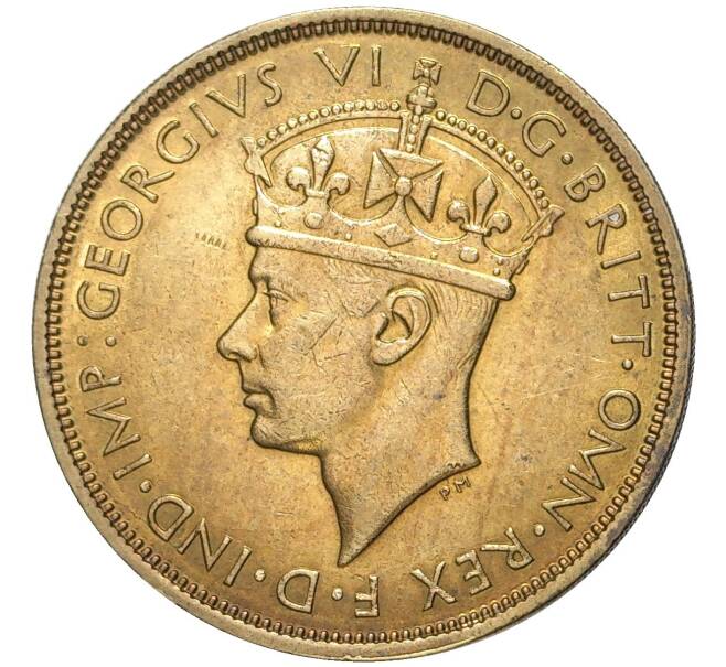 Монета 2 шиллинга 1946 года H Британская Западная Африка (Артикул K11-71150)