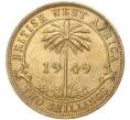 Монета 2 шиллинга 1949 года KN Британская Западная Африка (Артикул K11-71156)