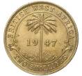 Монета 2 шиллинга 1947 года H Британская Западная Африка (Артикул K11-71158)