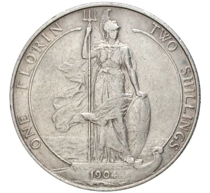 1 флорин (2 шиллинга) 1904 года Великобритания