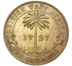 2 шиллинга 1927 года Британская Западная Африка