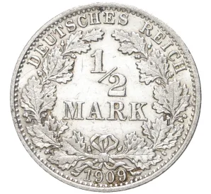 1/2 марки 1909 года А Германия