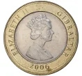Монета 2 фунта 2006 года Гибралтар (Артикул K5-010092)
