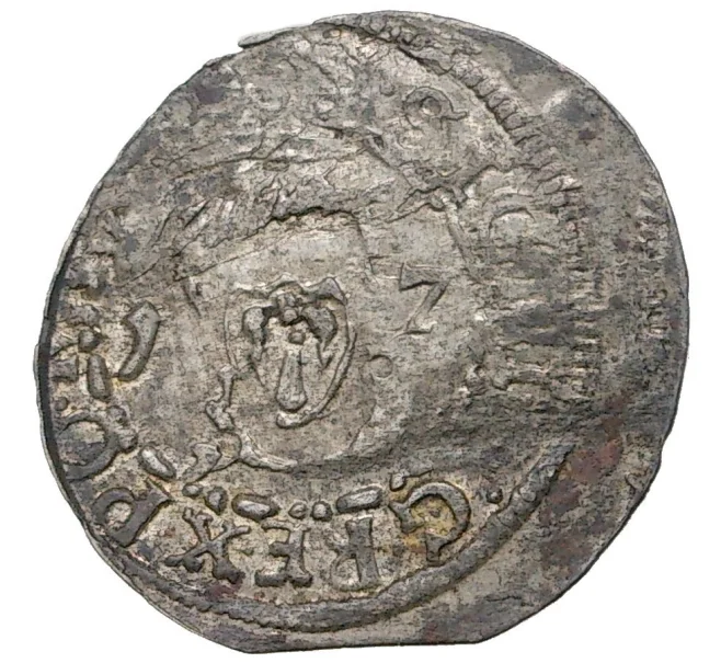 Монета 1 солид 1617 года Литва — Сигизмунд III (Артикул K5-010109)