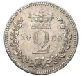 Монета 2 пенса 1869 года Великобритания (Артикул K5-010115)