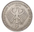 Монета 2 марки 1976 года J Западная Германия (ФРГ) «Теодор Хойс» (Артикул K11-71244)