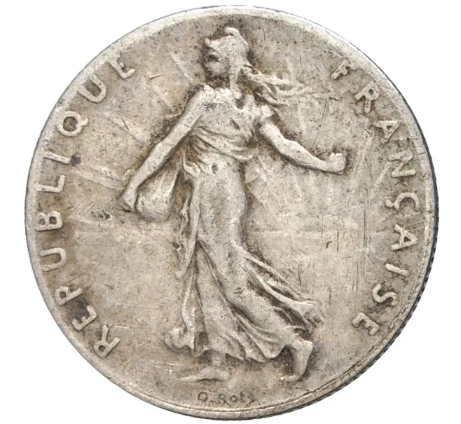 Монета 50 сантимов 1917 года Франция (Артикул K11-71253)