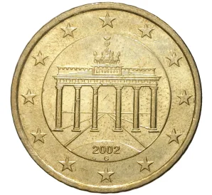 50 евроцентов 2002 года G Германия