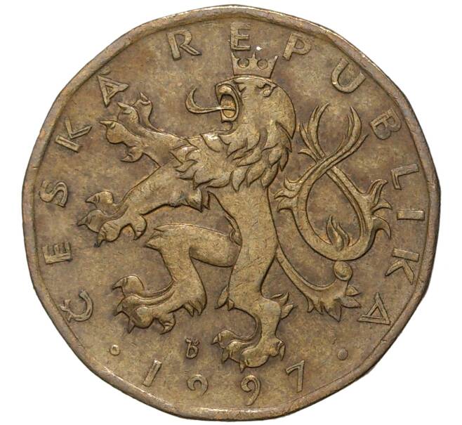 Монета 20 крон 1997 года Чехия (Артикул K11-71270)
