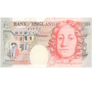 50 фунтов 1999 года Великобритания (Банк Англии)