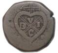 Монета 1 пайс 1822-1829 года Британская Ост-Индская компания — Бомбейское президенство (Артикул K11-71431)