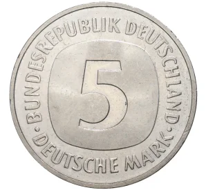 5 марок 1983 года J Западная Германия (ФРГ)