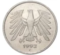 Монета 5 марок 1992 года F Германия (Артикул K11-71690)