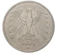 Монета 5 марок 1993 года D Германия (Артикул K11-71691)