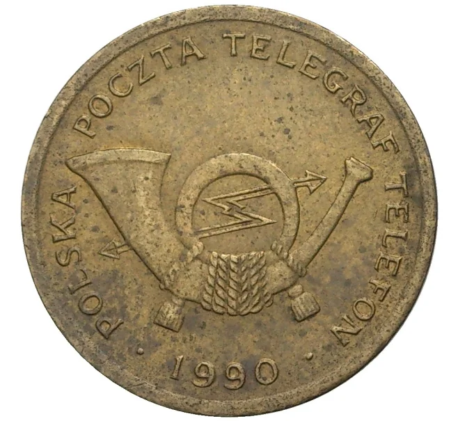 Телефонный жетон 1990 года Польша (Артикул K11-71753)