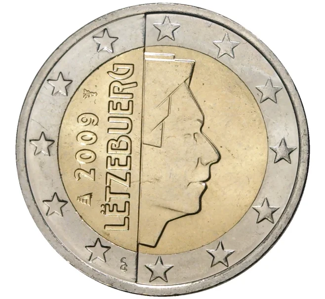 Монета 2 евро 2009 года Люксембург (Артикул M2-57209)