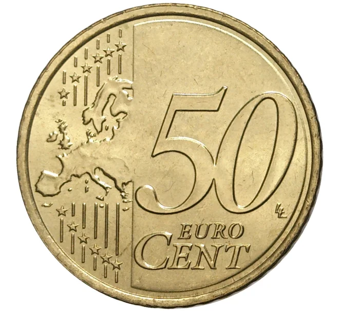 Монета 50 евроцентов 2010 года Нидерланды (Артикул M2-57218)