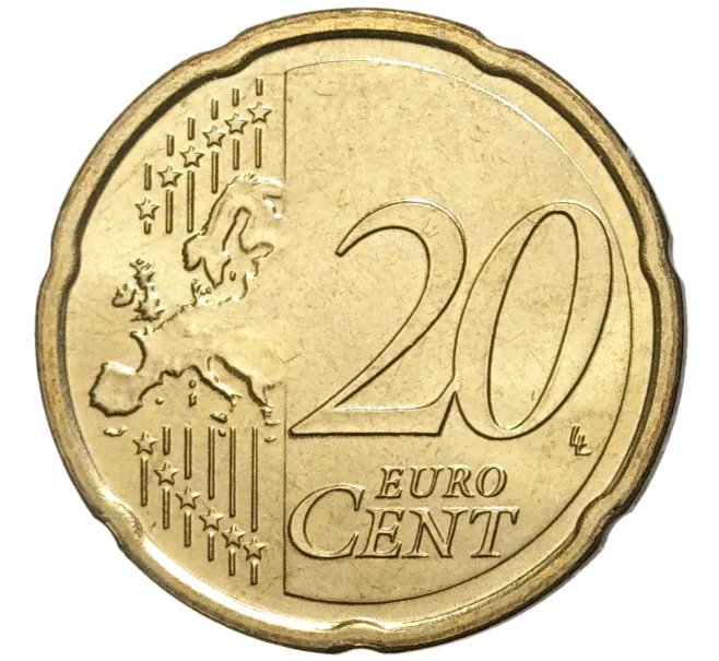 Монета 20 евроцентов 2010 года Нидерланды (Артикул M2-57222)
