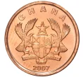 Монета 1 песева 2007 года Гана (Артикул M2-57228)