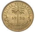 Монета 2 шиллинга 1938 года Н Британская Западная Африка (Артикул K11-72035)