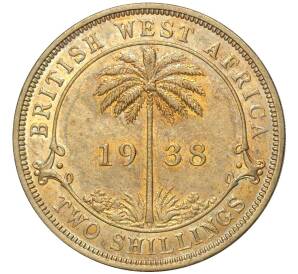 2 шиллинга 1938 года Н Британская Западная Африка