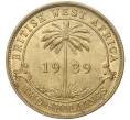 Монета 2 шиллинга 1939 года Н Британская Западная Африка (Артикул K11-72043)