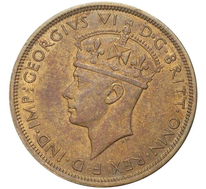 Монета 2 шиллинга 1946 года Н Британская Западная Африка (Артикул K11-72055)
