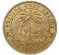 Монета 2 шиллинга 1946 года Н Британская Западная Африка (Артикул K11-72056)