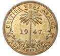 Монета 2 шиллинга 1947 года KN Британская Западная Африка (Артикул K11-72065)