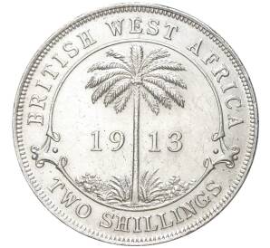 2 шиллинга 1913 года Британская Западная Африка
