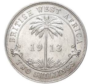 2 шиллинга 1913 года Н Британская Западная Африка