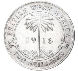2 шиллинга 1916 года H Британская Западная Африка