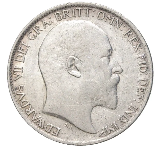 Монета 6 пенсов 1902 года Великобритания (Артикул K11-72092)
